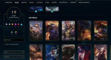 Prata 2 com 150 Champs e 19 Skins