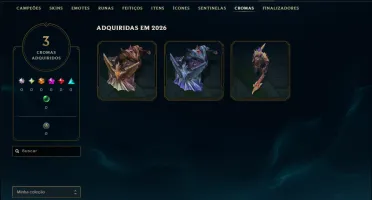 Prata 2 com 150 Champs e 19 Skins