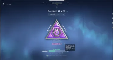 CONTA DE VALORANT DIAMANTE 1 (FECHADO DIAMANTE 3)