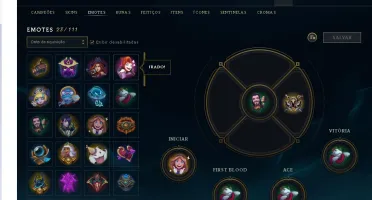 Conta League of Legends, todos os Champs, 115 skins
