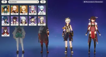 AR 18! Venti / Kazuha conta iniciante porem com T5 top tier!