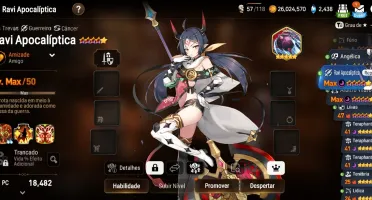 Epic Seven - Conta com ótimos ML