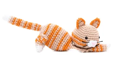 Gatinho Tigrado em Amigurumi