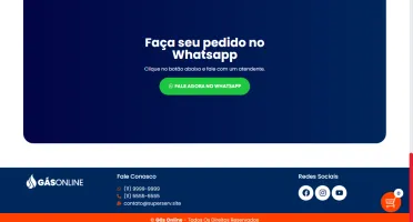 Template Gás Online - Rápido, Funcional e 100% Editável