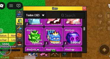 Conta de BLOX FRUTI super gemada