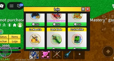 Conta de BLOX FRUTI super gemada