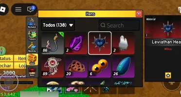 Conta de BLOX FRUTI super gemada