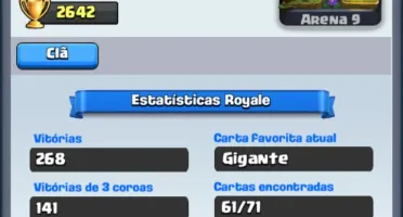 Conta Clash Of Clans Cv9 + Clash Royale Arena 9