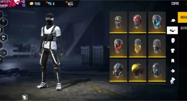 Conta de FF LV 51 gemada com várias skins itens passes