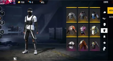 Conta de FF LV 51 gemada com várias skins itens passes