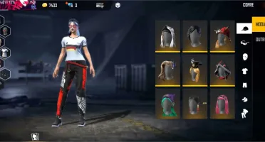 Conta de FF LV 51 gemada com várias skins itens passes