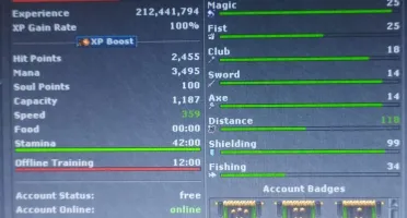 VENDO RP LVL 235 SKILL 111/99 LOBERA