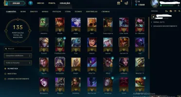 CONTA LEAGUE OF LEGENDS DIAMANTE 4