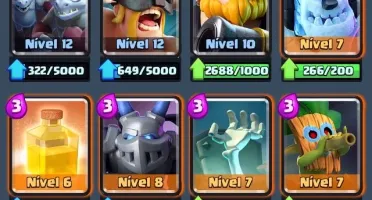 Clash Royale nv12 todas as cartas