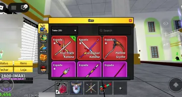 Conta de blox fruits,com raça v4 Full e todos estilo de luta