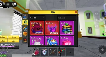 Conta de blox fruits,com raça v4 Full e todos estilo de luta