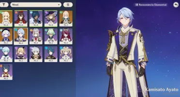AR 7 Kamisato Ayato + Jean + Qiqi