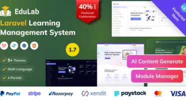 Edulab LMS - Laravel Learning Management System with Tailwin