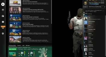 Steam Level 10, CSGO Prime, Medalha 2017, 17 jogos com GTA V