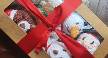 Kit Enfeite de Natal para Árvore Amigurumi Kit