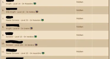 RP 260 / MS 193 / EK 111 Non-pvp / RP 85 Retro-Pvp e outros.