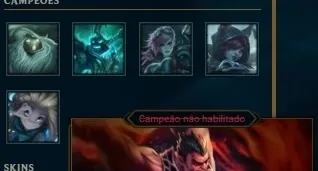 Conta League of Legends Antiga - 67 Skins, 20 Rune Pages, et