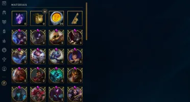 Conta lol nv 320, 146 skins (43 lagadas), 18 cromas