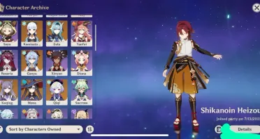 AR 55 (MONA C1 + KEQING + QIQI + EULA + AYAKA + GANYU)