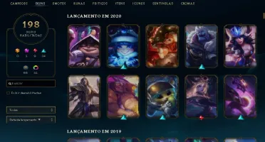 conta de league of legends