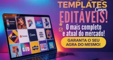 + 1000 Templates Canva Editaveis - O Mais Completo E Atual