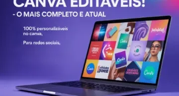 + 1000 Templates Canva Editaveis - O Mais Completo E Atual