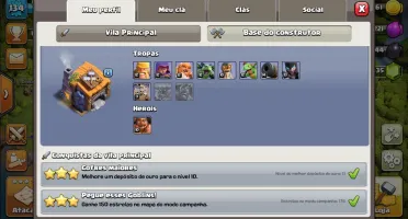 CLASH OF CLANS CV 11 COM 8MIL GEMAS ++