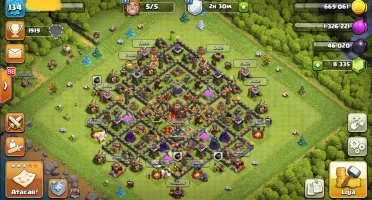 CLASH OF CLANS CV 11 COM 8MIL GEMAS ++