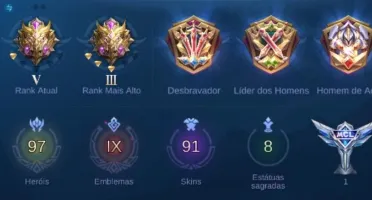 Conta Top - Mobile Legends