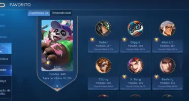 Conta Top - Mobile Legends