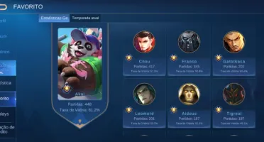 Conta Top - Mobile Legends
