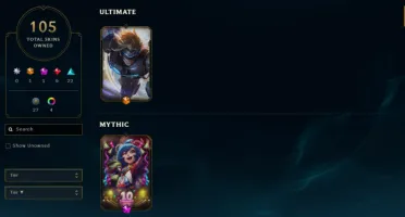 Conta Antiga League Of Legends Lol Com Skins