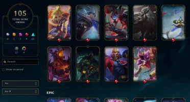 Conta Antiga League Of Legends Lol Com Skins