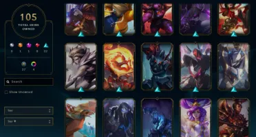 Conta Antiga League Of Legends Lol Com Skins