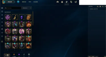 CONTA LOL 478 SKINS + CONTA NO VALORANT