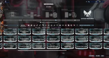 Vendo conta Warframe mr32