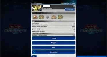 Conta Yu-Gi-Oh! Duel Links - TOP TOP