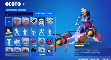 Conta Fortnite + Passe Atual + Passe Antigo Completo