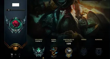 Conta LoL Platina 4