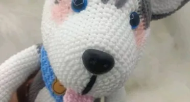 Amigurumi Cachorrinho Husk Siberiano