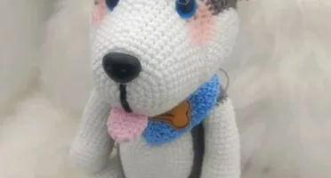 Amigurumi Cachorrinho Husk Siberiano