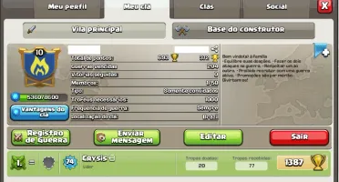 CLÃ NIVEL 10 CLASH OF CLANS