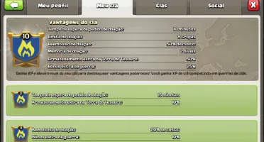 CLÃ NIVEL 10 CLASH OF CLANS