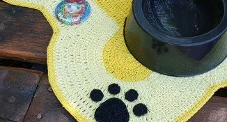 Tapete Pet em Crochê