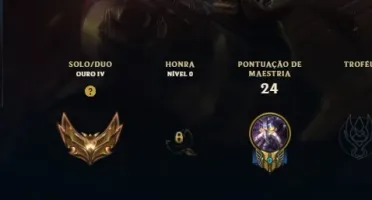 Conta league of legends EX PLAT 4 season passada.